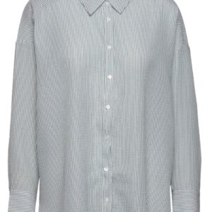 A-View - Skjorte - Sonja Shirt - Green/White
