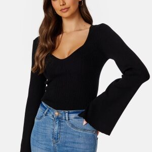 BUBBLEROOM Alime Knitted Top Black M