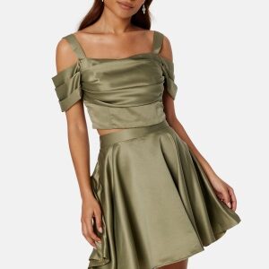 Bubbleroom Occasion Ortiza Bustier Top Olive green 34