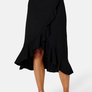 Happy Holly Selima Structure Wrap Skirt Black 32/34