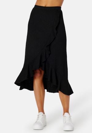 Happy Holly Selima Structure Wrap Skirt Black 32/34