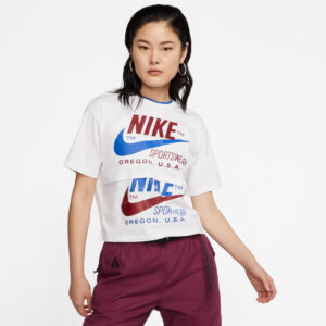 Nike Sportswear Icon Clash Tshirt Damer Kortærmet Tshirts Hvid Xs