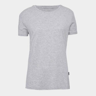 Grå basic bambus t-shirt til kvinder fra JBS of Denmark, XS