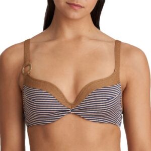 Marie Jo Saturna Bikini Top Heart Shape Padded Bronze B 75 Dame