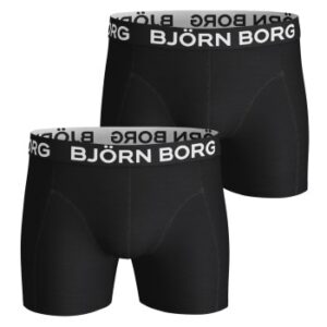 Björn Borg 2P Core Branch Shorts 1215 Sort BCI bomuld Large Herre