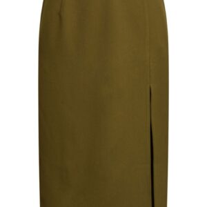 A-View - Nederdel - Annali Midi Skirt - Mustard Green