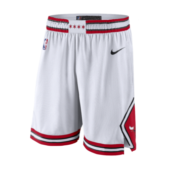 Chicago Bulls Association Edition Nike NBA Swingman-shorts til mænd - hvid