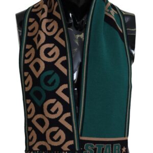 Dolce & Gabbana Grøn Tørklæde