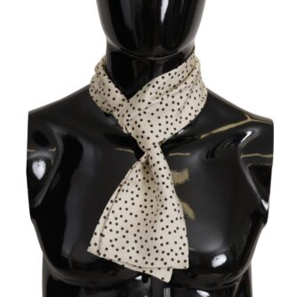 Dolce & Gabbana Sort Silke Tørklæde