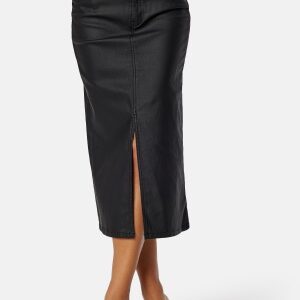 Object Collectors Item Naya Coated Mid Waist Skirt Black XS