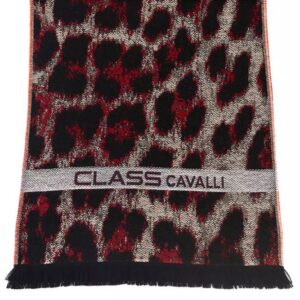 Cavalli Class Bomuld Mørkerød Tørklæde