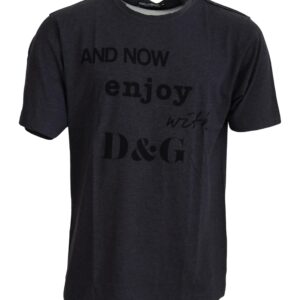 Dolce & Gabbana Grå Bomuld T-shirt