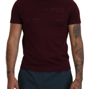 Dolce & Gabbana Maroon T-shirt