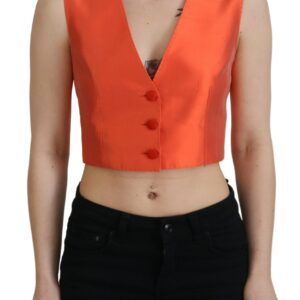 Dolce & Gabbana Orange Top Vest