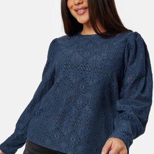 Object Collectors Item Feodora L/S Top Dark Denim Deatil:Co S