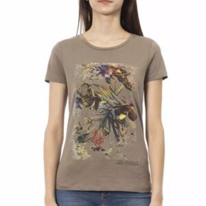 Trussardi Action Brun Bomuld T-Shirt