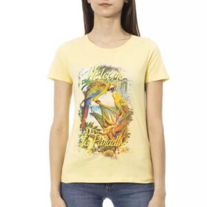 Trussardi Action Gul Bomuld T-Shirt