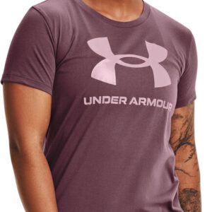 Under Armour Sportstyle Graphic Trænings Tshirt Damer Kortærmet Tshirts Lilla Xs