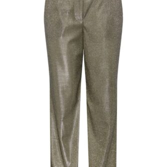 Y.A.S - Bukser - YAS Styles HW Wide Pant - Show Gold Colour