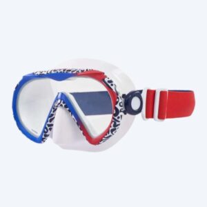 Aqualung dykkermaske til voksne - Compass - Blå/rød
