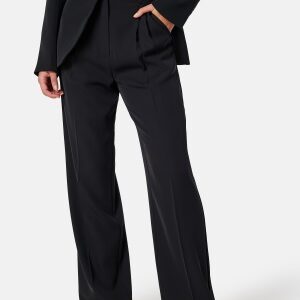 BUBBLEROOM Denice Straight Leg Suit Pants Black 40