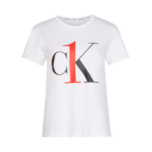 Calvin Klein Crew Neck T-shirt, Farve: Hvid, Størrelse: S, Dame