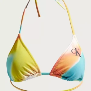 Calvin Klein Underwear - Bikinioverdele & Bikini top - Ck Monogram Motion Aop - Triangle-Print - Bikinier