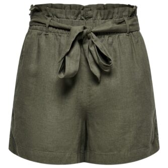 JDY - Shorts - JDY Say MW Linen Shorts - Kalamata