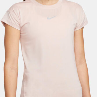 Nike Drifit Run Division Løbe Tshirt Damer Tøj Pink S