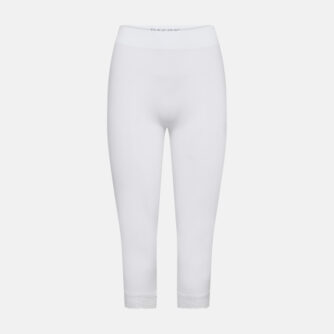 Seamless capri leggings | hvid