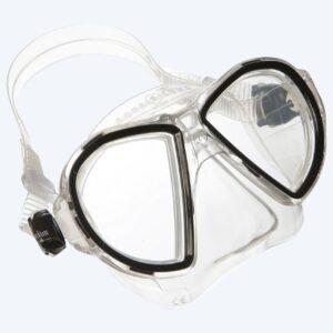 Aqualung dykkermaske til voksne - Duetto - Sort/klar