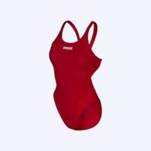 Arena badedragt til damer - Team Swim Tech Solid - Rød