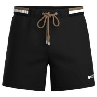 BOSS Badebukser Atoll Swim Shorts Sort polyester Small Herre