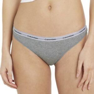 Calvin Klein Trusser 3P Low Rise Bikini Briefs Hvid/Grå bomuld XX-Large Dame