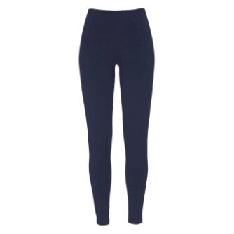 Damella Bamboo Leggings Marineblå bomuld Small Dame