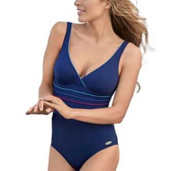 Damella Sandra Chlorine Resistant Swimsuit Marineblå polyamid 36 Dame