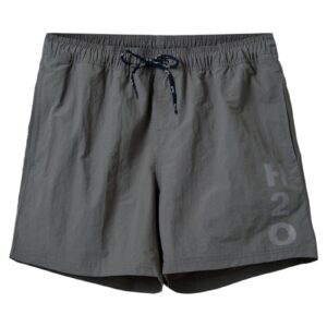 H2O - Shorts - Leisure Logo Swim Shorts - Dark Grey