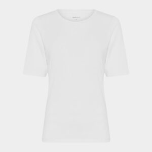 Hvid slim fit bambus t-shirt fra Urban Quest, S