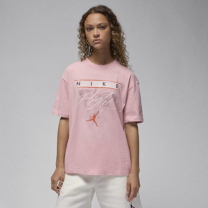 Jordan Flight Heritage-T-shirt med grafik til kvinder - Pink
