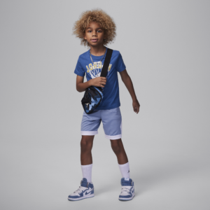 Jordan Hoop Styles-todelt shotssæt til mindre børn - blå