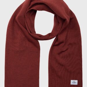 Klitmøller Collective - Fine rib scarf - Clay red - One size