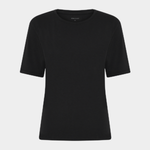 Sort slim fit bambus t-shirt fra Urban Quest, S