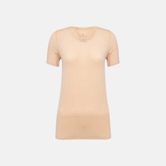 T-shirt | recycled polyester | nude