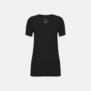 T-shirt | recycled polyester | sort