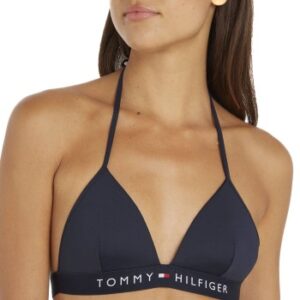 Tommy Hilfiger Original Triangle Bikini Top Marineblå Large Dame