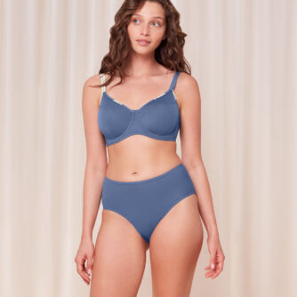 Triumph Summer Rød Bikini Topp Med Bøjle, Farve: Atlantis, Størrelse: 42D, Dame