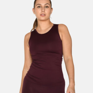 Zebdia Women Seamless Tank Top, Farve: Rød Tasting, Størrelse: XS/S, Dame