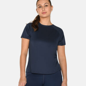 Zebdia Women Sports T-shirt, Farve: Blå, Størrelse: L, Dame
