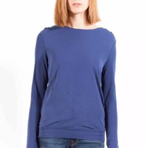 Blue Viscose Tops & T-Shirt