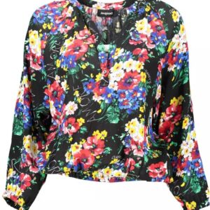 Desigual Sort Viscose Tops & T-Shirt